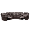 Picture of Mariston 7Pce 2 Motion Corner Lounge Suite - Brown