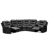 Picture of Mariston 7Pce 2 Motion Corner Lounge Suite - Black