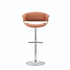 Picture of Astra Adjustable Bar Stool - Light Brown & Walnut