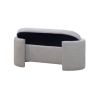 Picture of Curve Storage Blanket Box - Grey