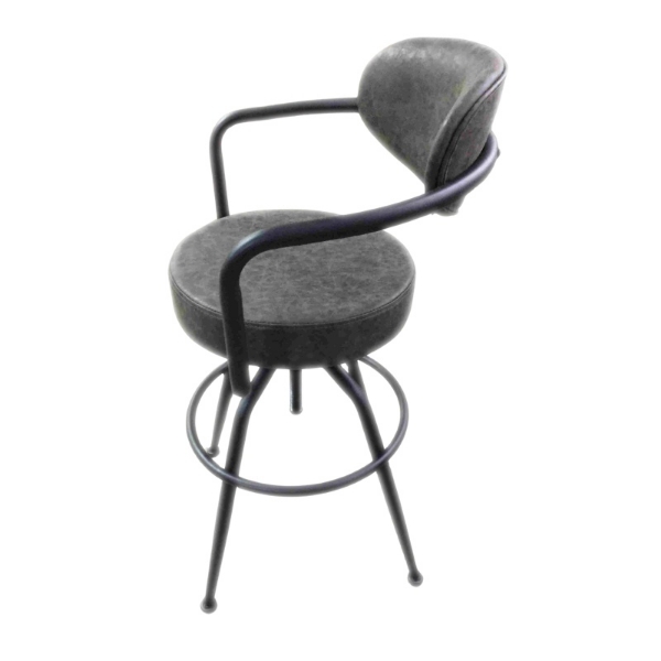 Picture of New York Adjustable Swivel Bar Chair - Grey