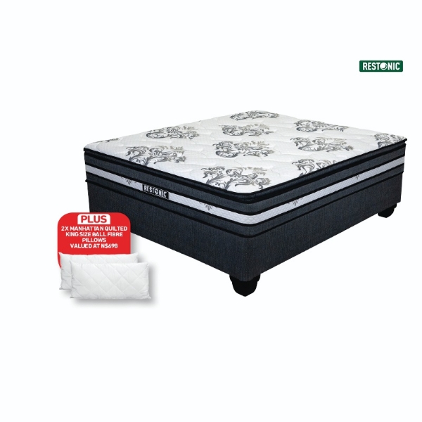 Picture of Restonic Indigo 152cm Queen Plush Base Set